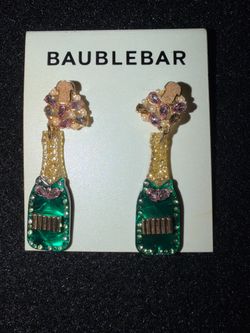 BaubleBar Champagne earrings