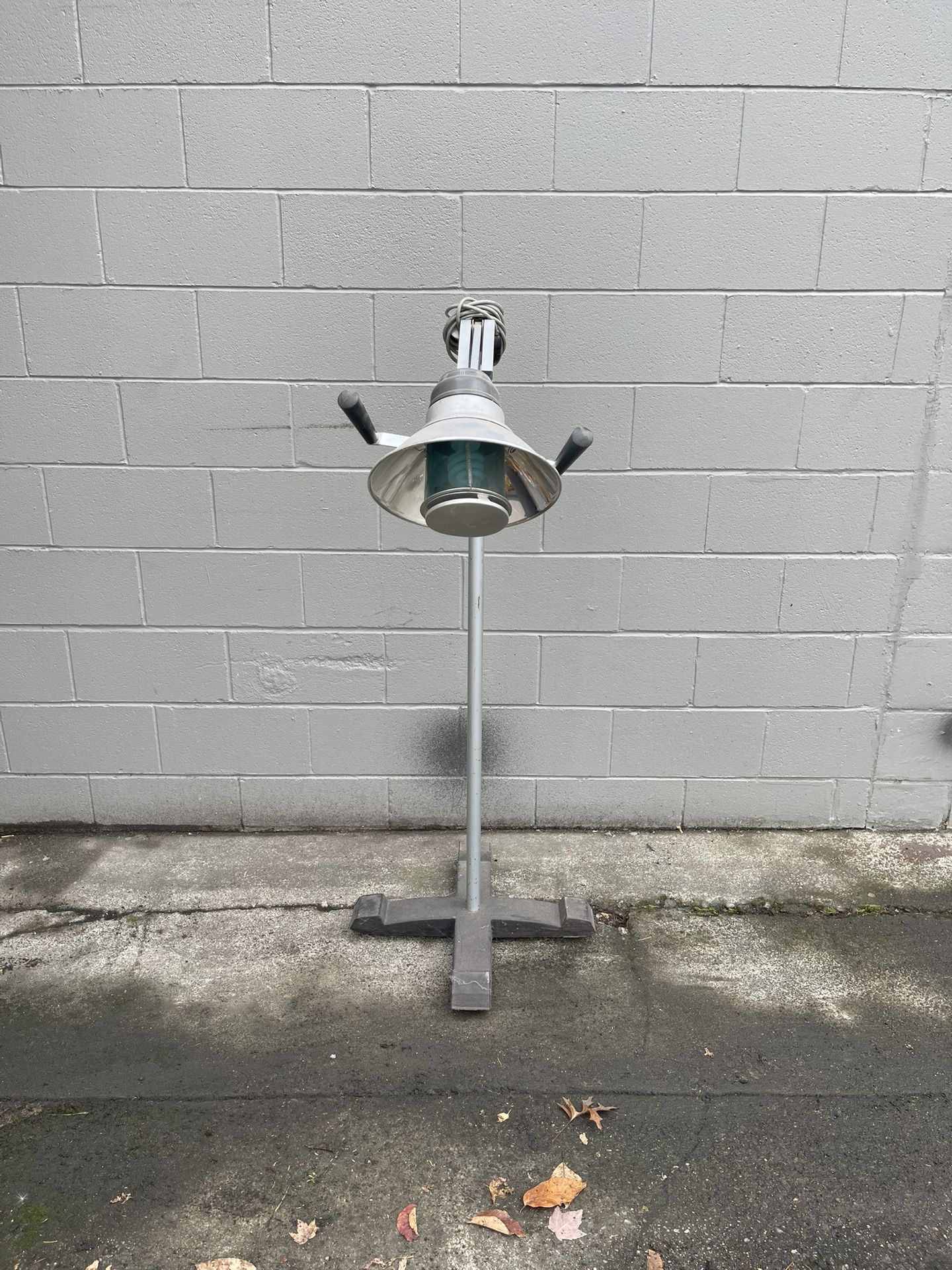 1950’s/60’s Vintage Industrial Burton Rolling Medical Floor Lamp