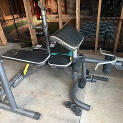 Golds XRS 20 Olympic Bench with Removable Preacher Pad 