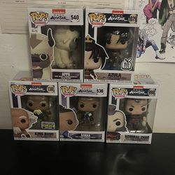 Avatar The Last Air Bender Funko Pops