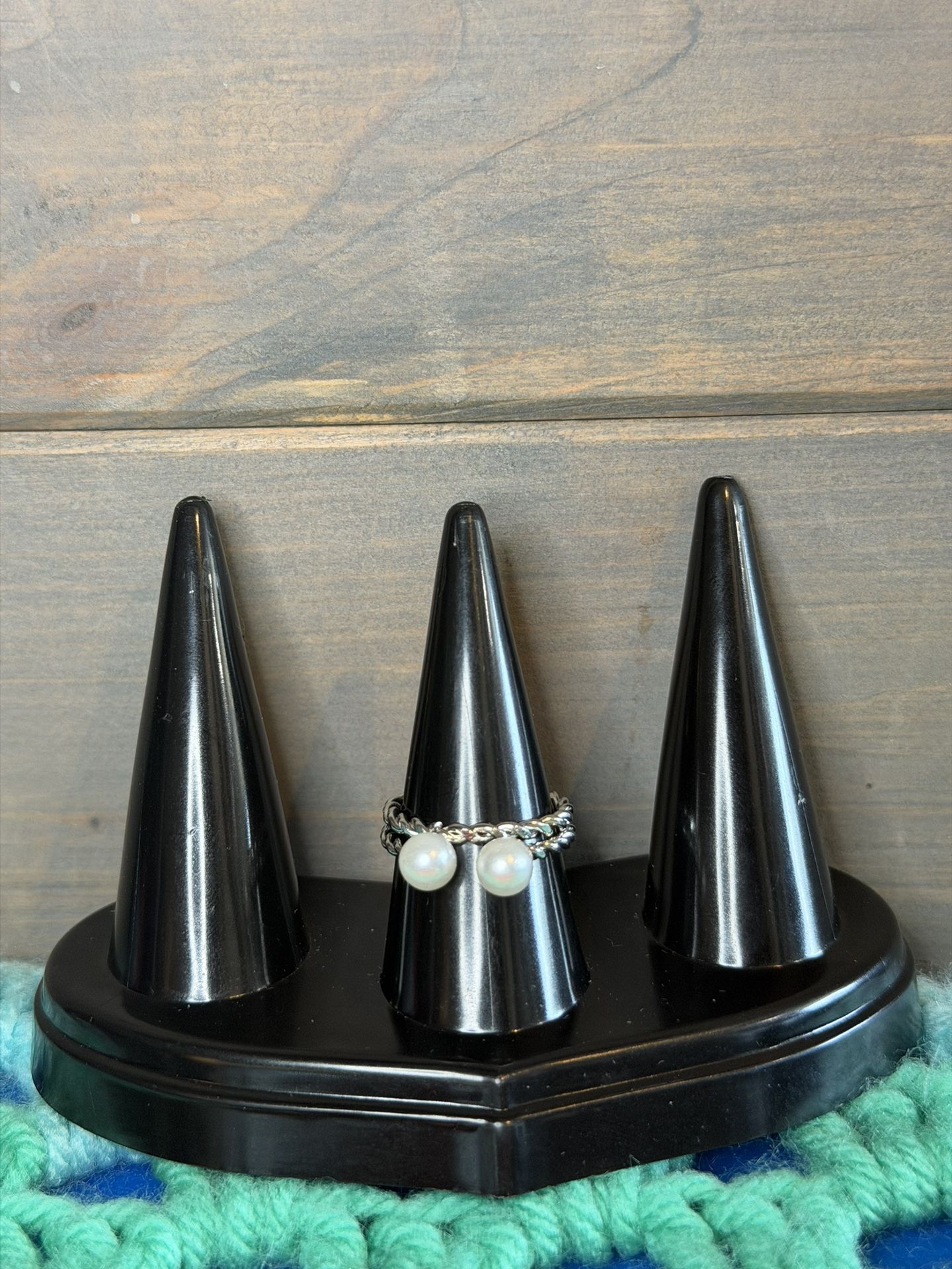 Faux Pearl Stacking Rings