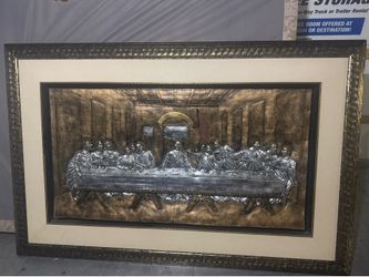 Large Last Supper 3D Wall Art / Relief – $40