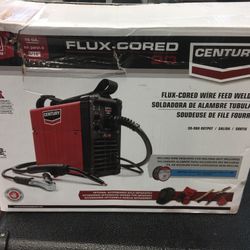 Century 90 Amp FC90 Flux Core 90 Wire Feed Welder And Gun 120v New In Box 