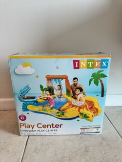 Inflatable Dinosaur Water Park  Outdoor Playhouse