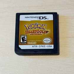 Pokemon: HeartGold Version (Nintendo DS, 2010) NTR-005 Tested Good Read Info Blw