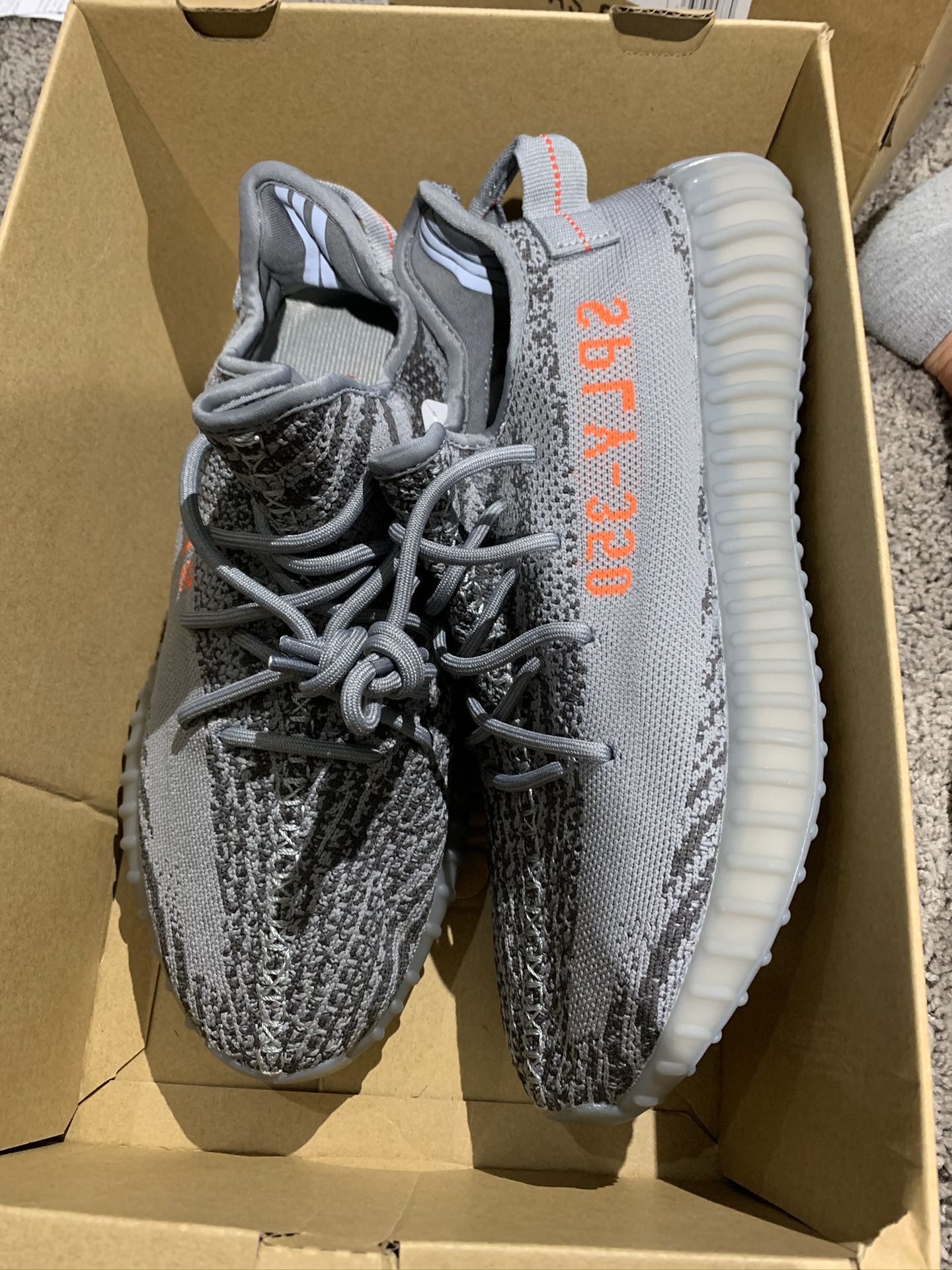 adidas yeezy boost grey orange