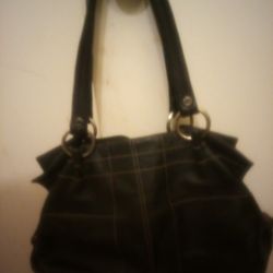 Tignanello Black Hobo Purse