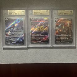 BGS 10 Japanese Suicune V, Raikou V, Entei V
