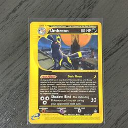Pokemon Umbreon Aquapolis 41/147 Non Holo Rare Card regular E-reader
