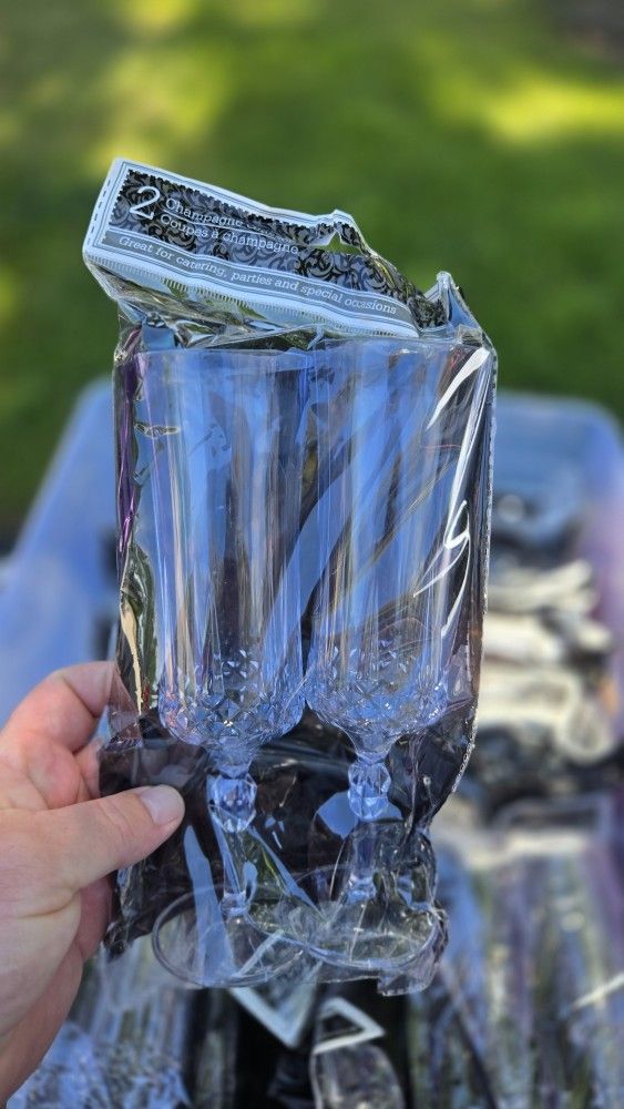 Plastic Champaign Glasses