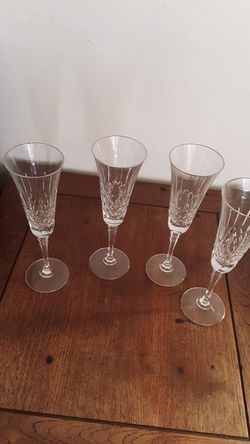 Vintage champagne glasses
