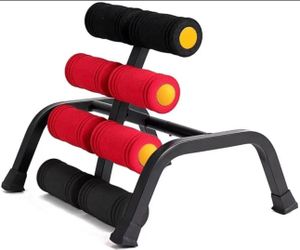 Mini Inversion Table Back Stretcher w/ Massage Rollers Foldable 400lb Capacity
