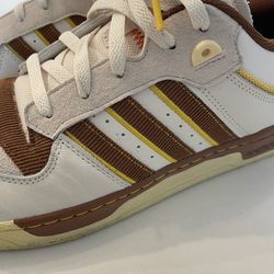 Adidas Rivalry Low 86 Shoes Originals Sneakers Chalk White/Brown