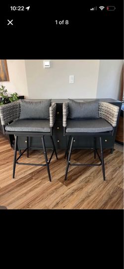 Two bar stools