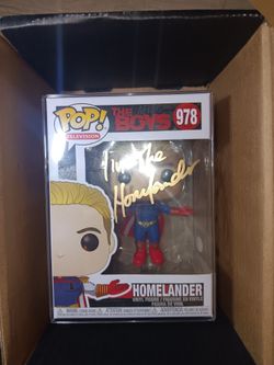 Signed Homelander funko