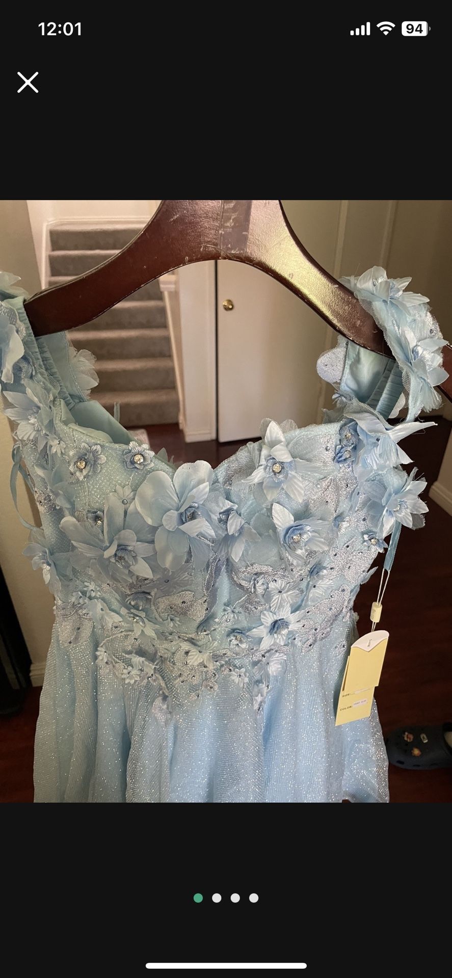 Perry Blue Flower Dress