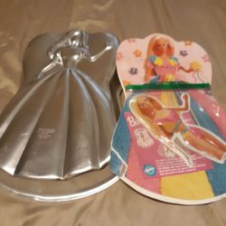 Vintage 1997 Barbie Cake Pan
