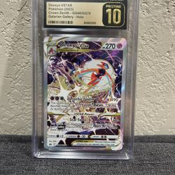 Deoxys VStar (Crown Zenith) CGC Pristine 10