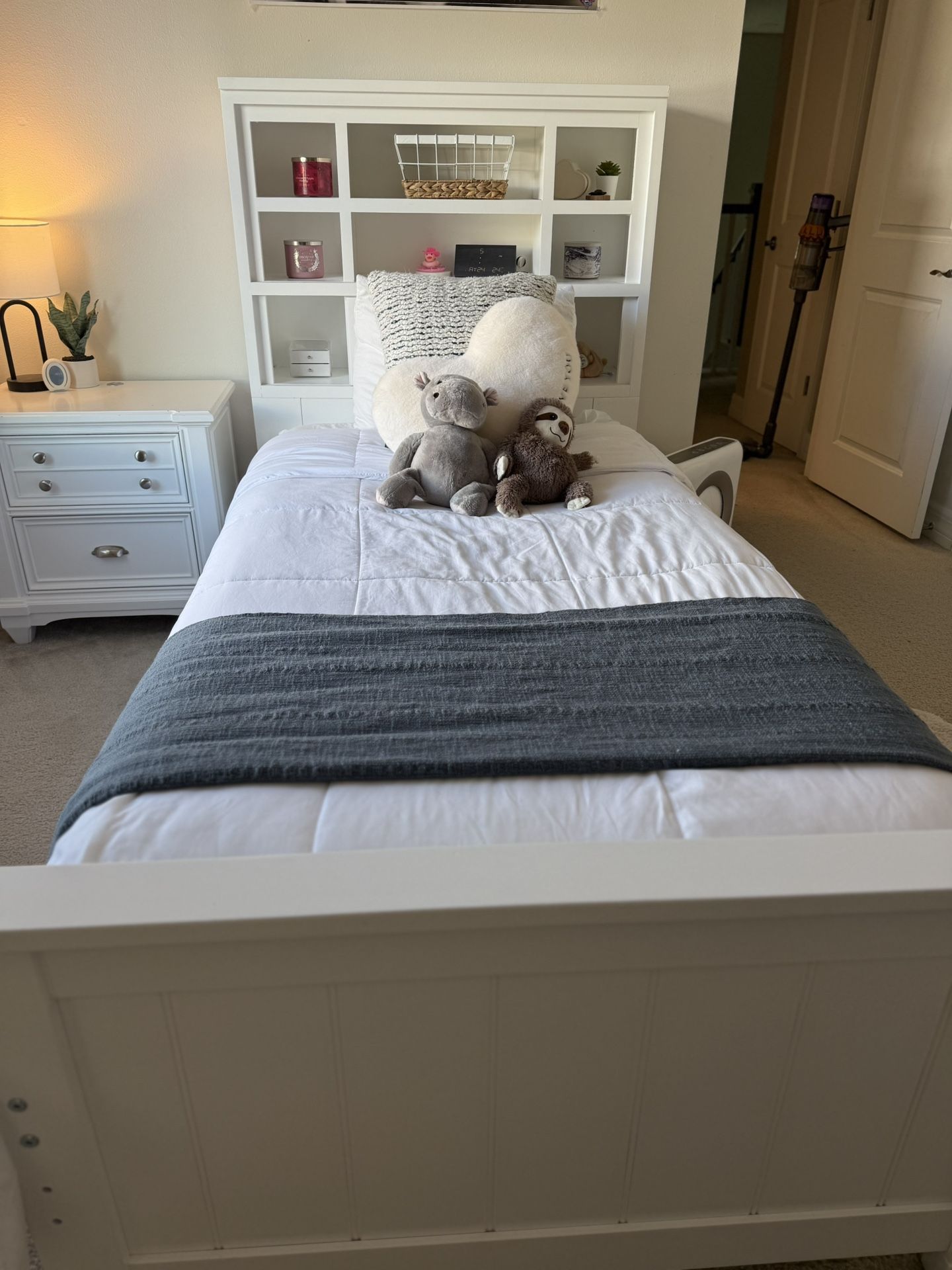 Twin Bed And Nightstand