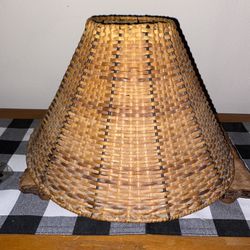 Vintage Boho Natural Rattan Lamp Shade