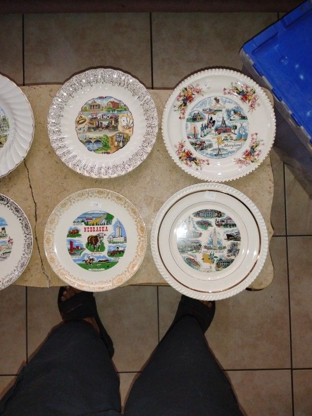 Antique Plates Made In The 1960's