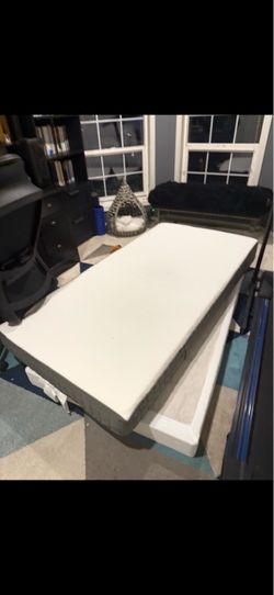 Twin mattress/box  spring (like new$