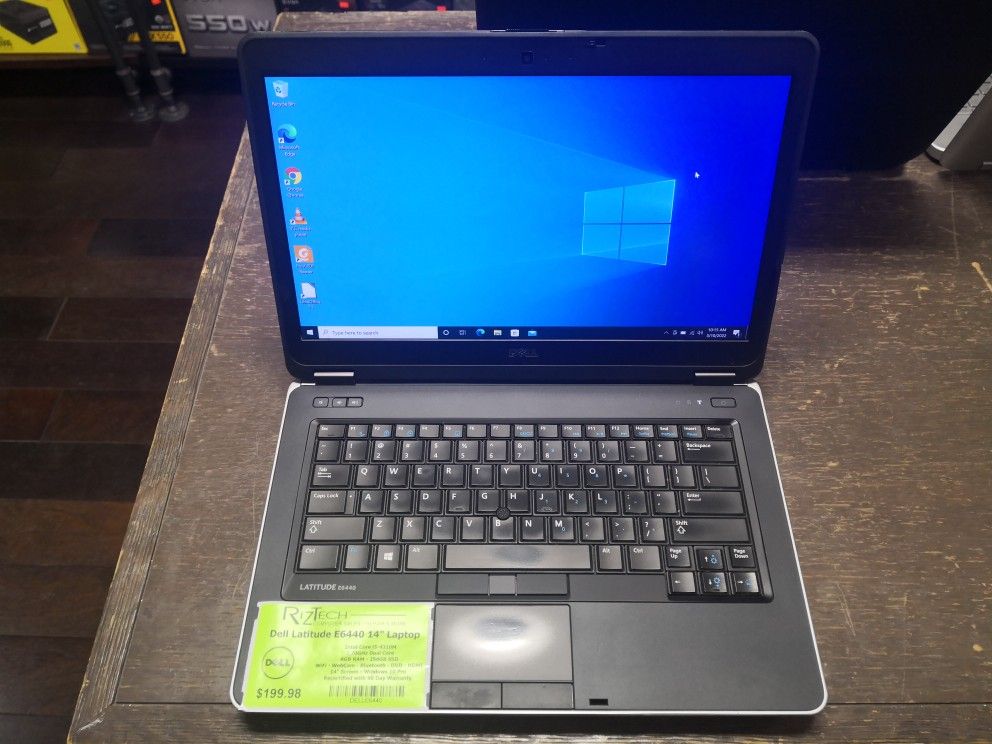 Dell Latitude E6440 14" Laptop - Intel Core i5-4310M, 8GB RAM, 256GB SSD, Windows 10 Pro