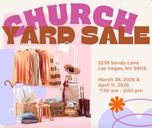 HUGE CHURCH YARD SALE!