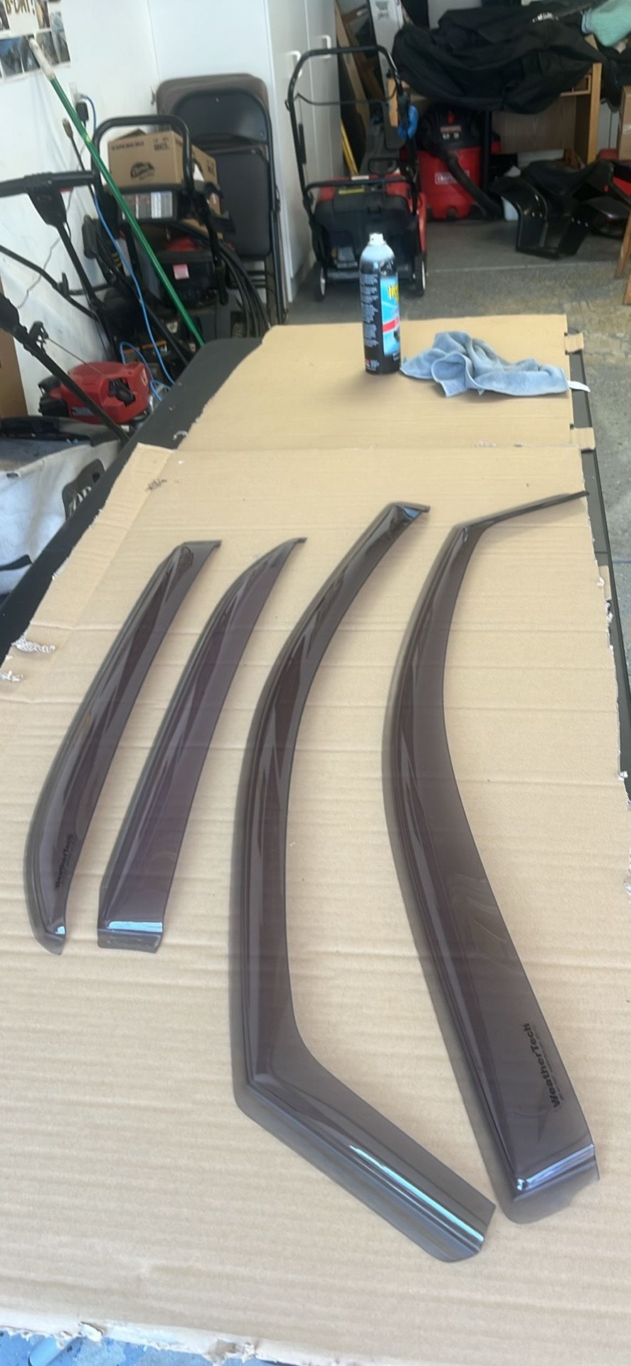 2012 CHEVY  EQUINOX  WEATHER TECH RAIN GUARDS