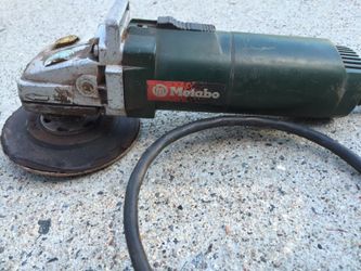Metabo angle grinder