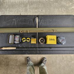 Fly Fishing Rod And Reel Kit