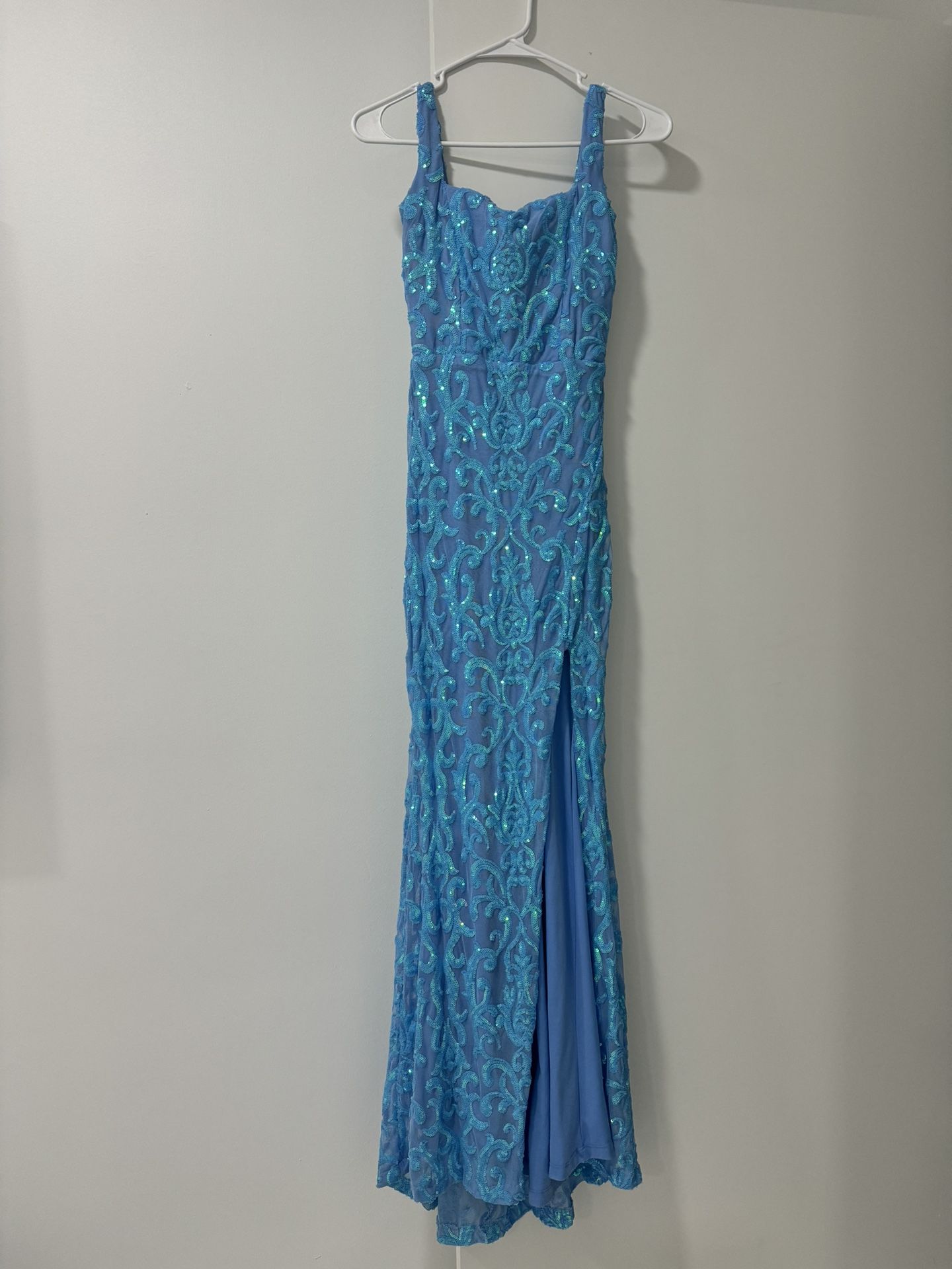 Blue Prom Dress (size XS )