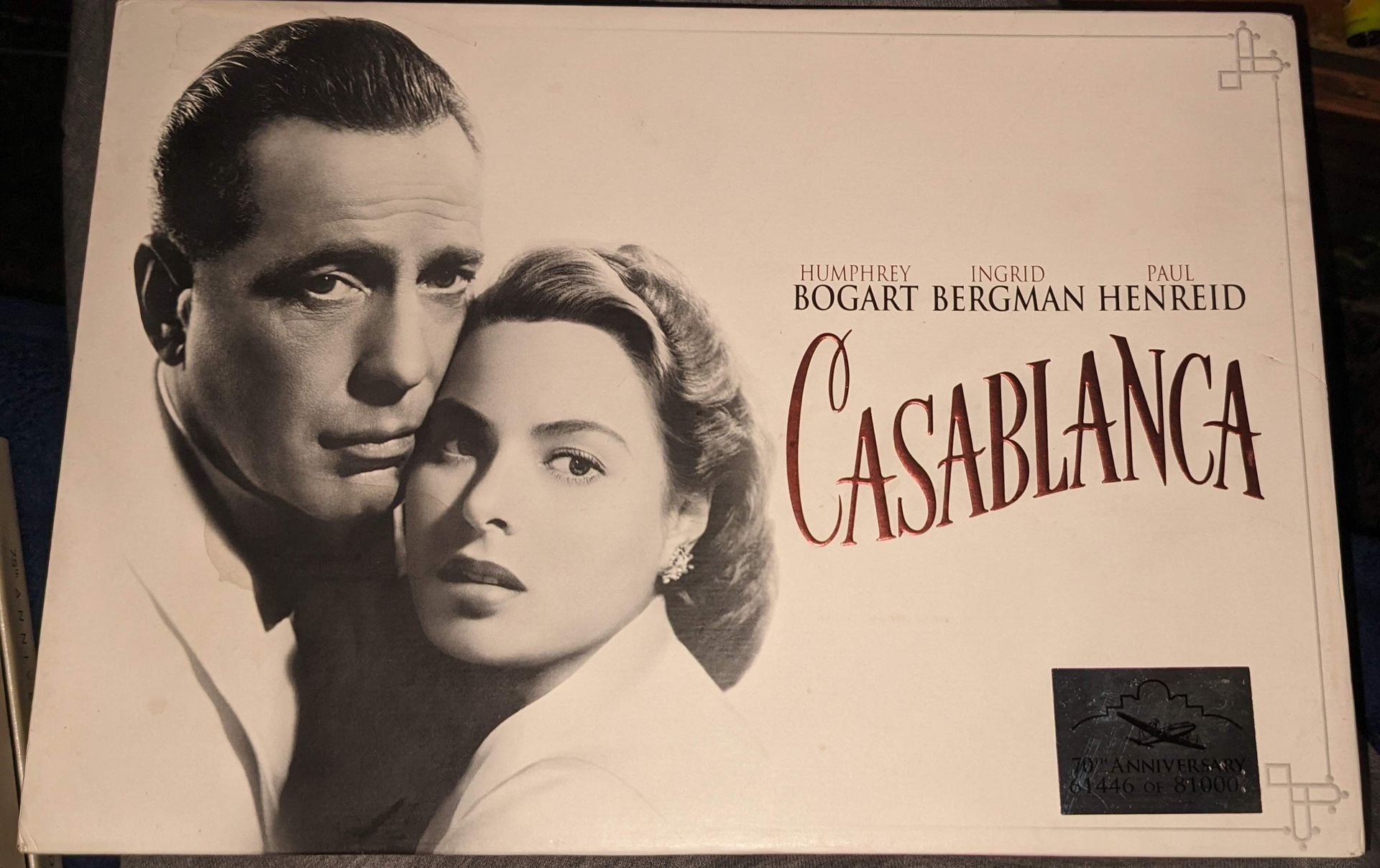 Casablanca 70th Anniversary Collector’s Edition Blu ray Box Set