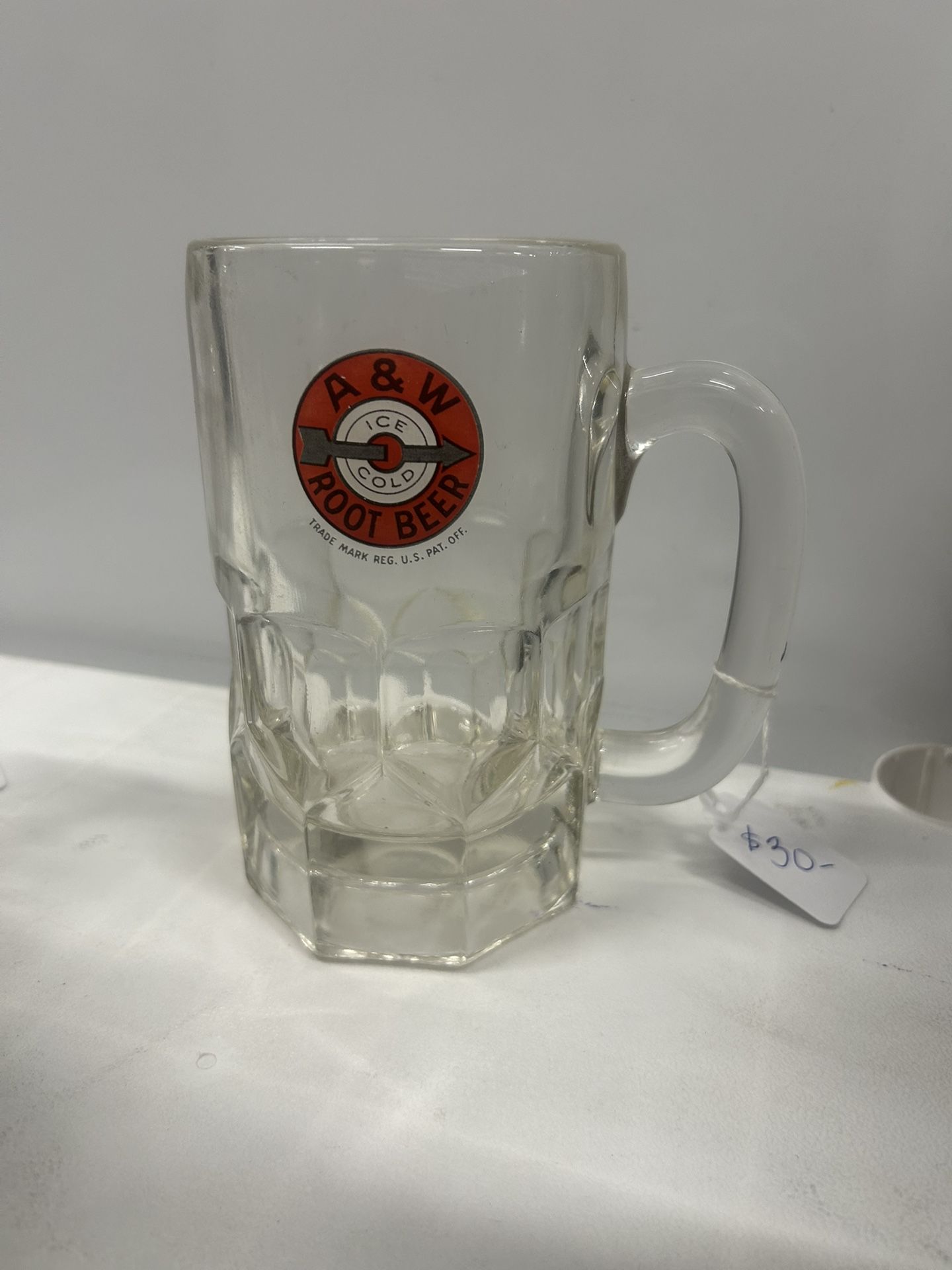 1960s Vintage A&W Root Beer Mug-Old Logo-Heavy Duty