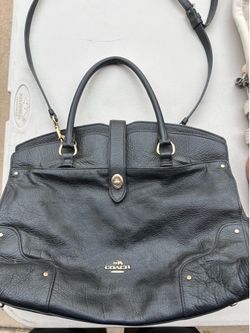 Leather Coach bag