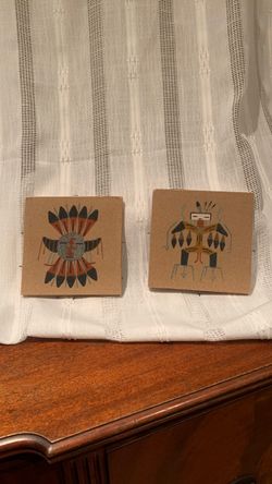 Native American sand, art