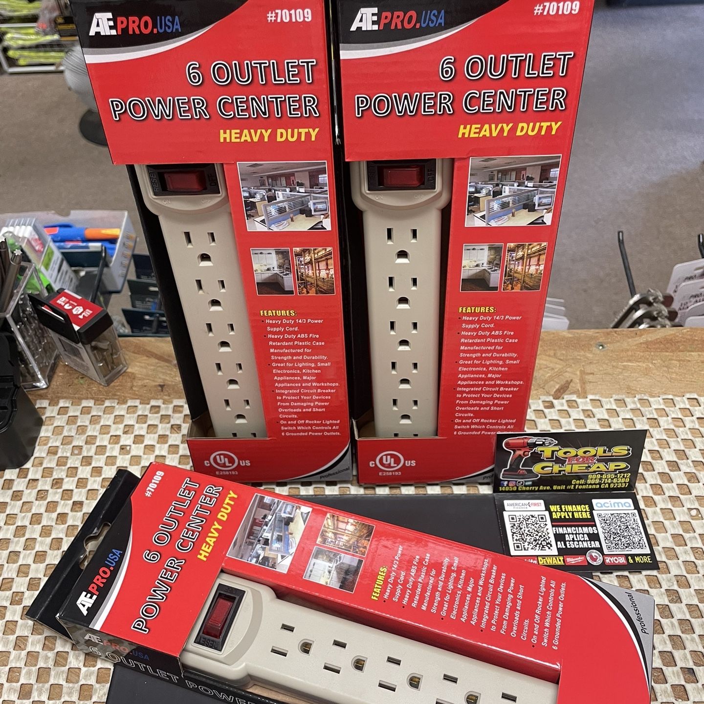 Power Center 6 Outlet $7 EACH.