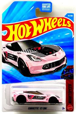 Hot Wheels Pink Corvette C7 Z06 Nightspeed