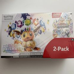 Pokemon Prismatic Evolutions Elite Trainer Box & Booster Bundle - Costco 2 Pack