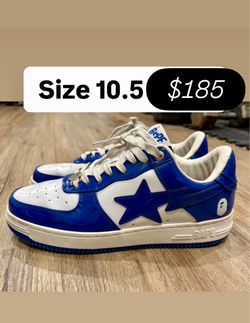 Bapesta sneakers royal blue size 10.5