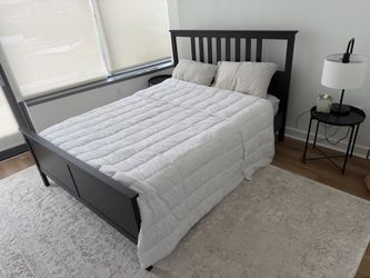 Ikea Hemnes Wood Bedframe and Casper “the one” mattress