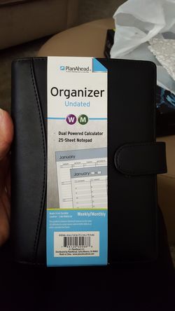 New Plan Ahead undated organizer