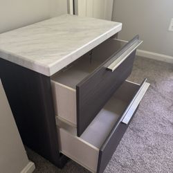 Bed and  Nightstand 