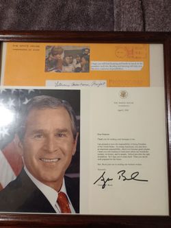 George W. Bush Autograph President 