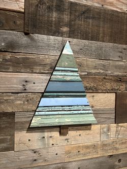 Handcrafted wooden tree decorations(large)