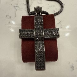 Stainless Sleet Chain with Cross Pendant
