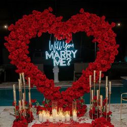 Heart Red Flower Arch New Inbox 