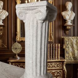 Greek-style Ionic pedestal