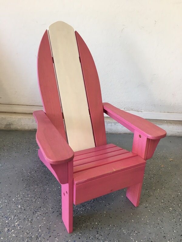 Pottery Barn Kid's Surfboard shaped Adirondack Chair
