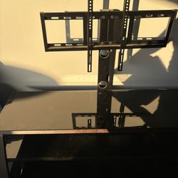 Glass TV stand 